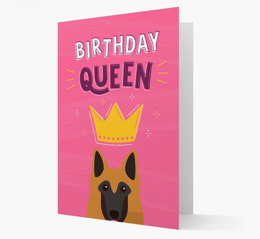Birthday Queen: Personalized {breedFullName} Card