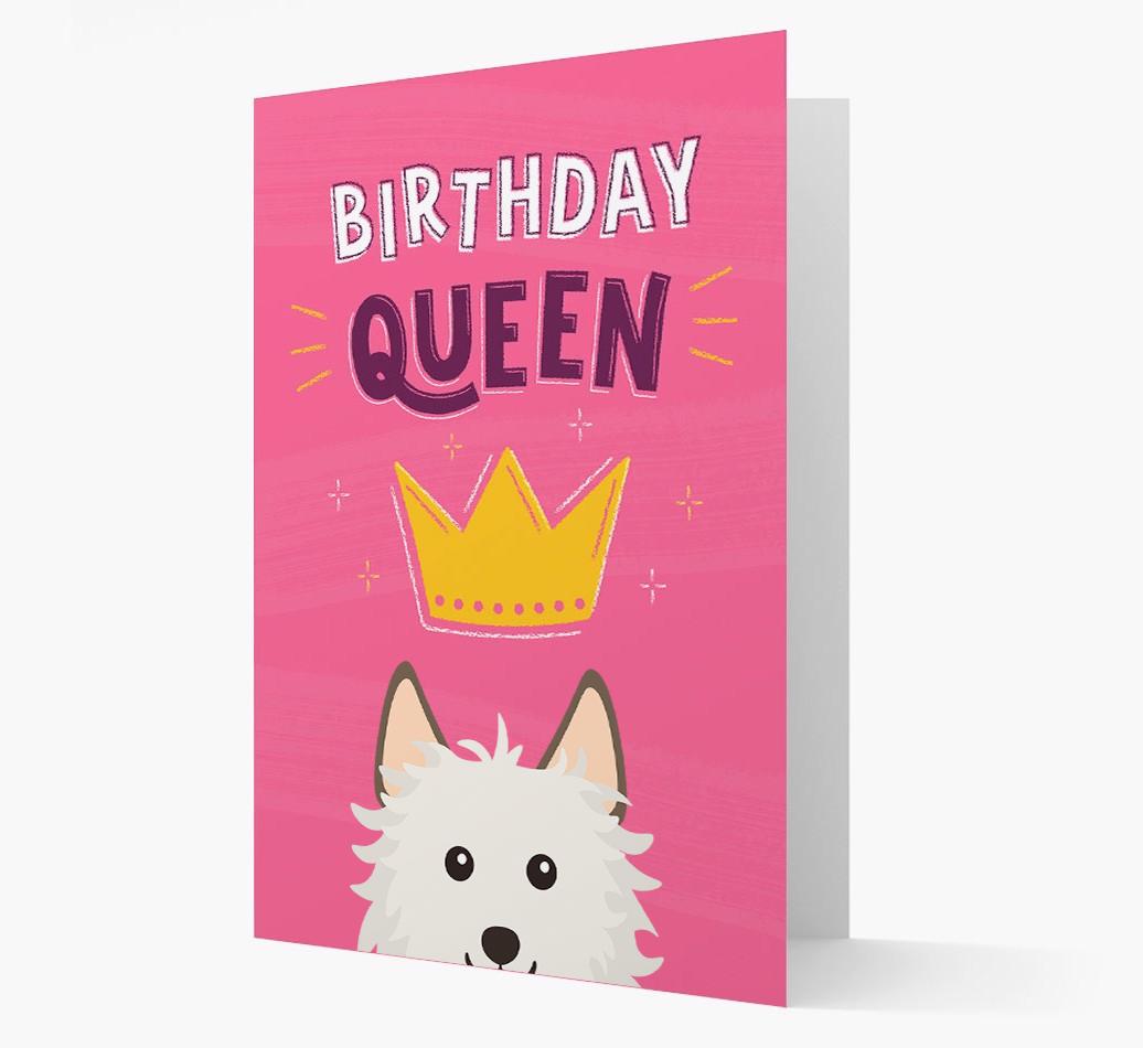 Birthday Queen: Personalized {breedFullName} Card