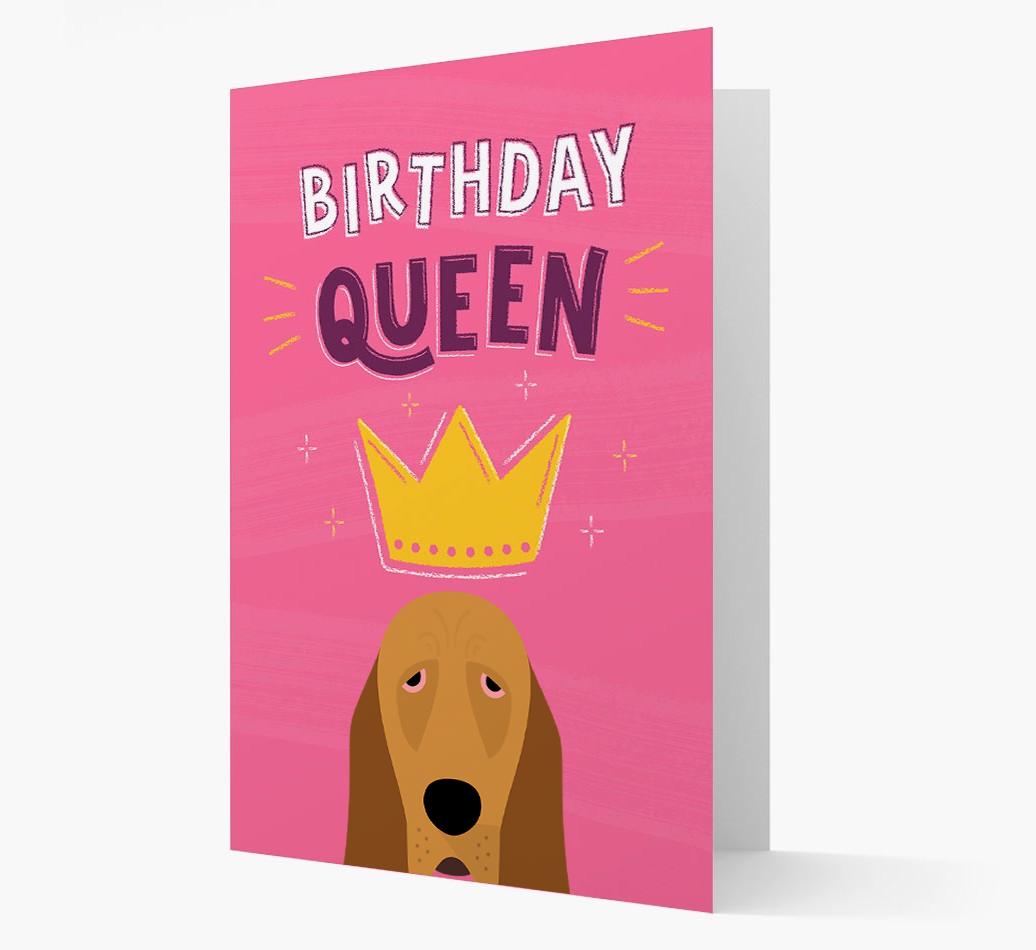 Birthday Queen: Personalized {breedFullName} Card