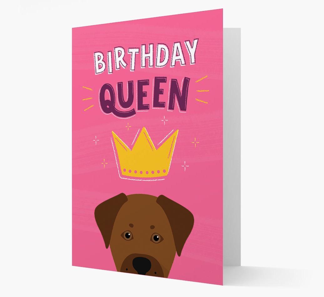 Birthday Queen: Personalized {breedFullName} Card