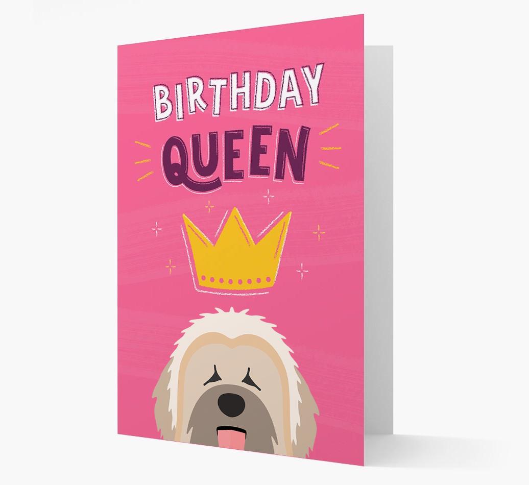 Birthday Queen: Personalized {breedFullName} Card
