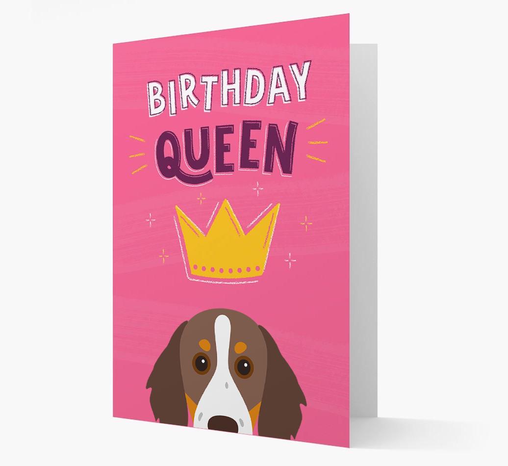 Birthday Queen: Personalized {breedFullName} Card