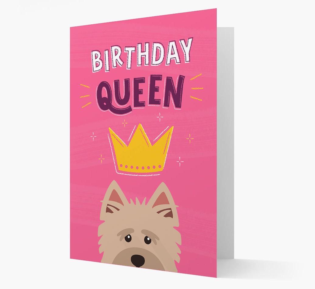Birthday Queen: Personalized {breedFullName} Card