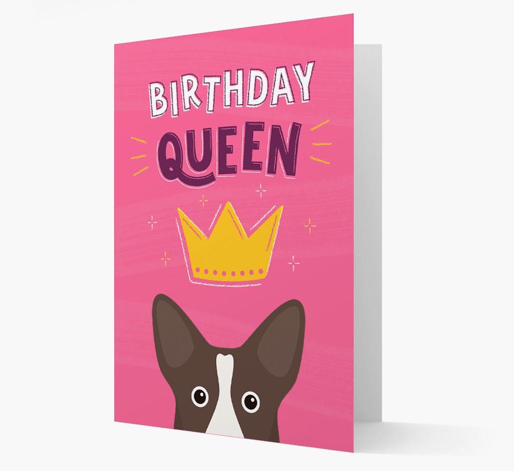 Birthday Queen: Personalized {breedFullName} Card