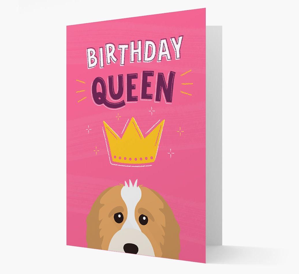 Birthday Queen: Personalized {breedFullName} Card