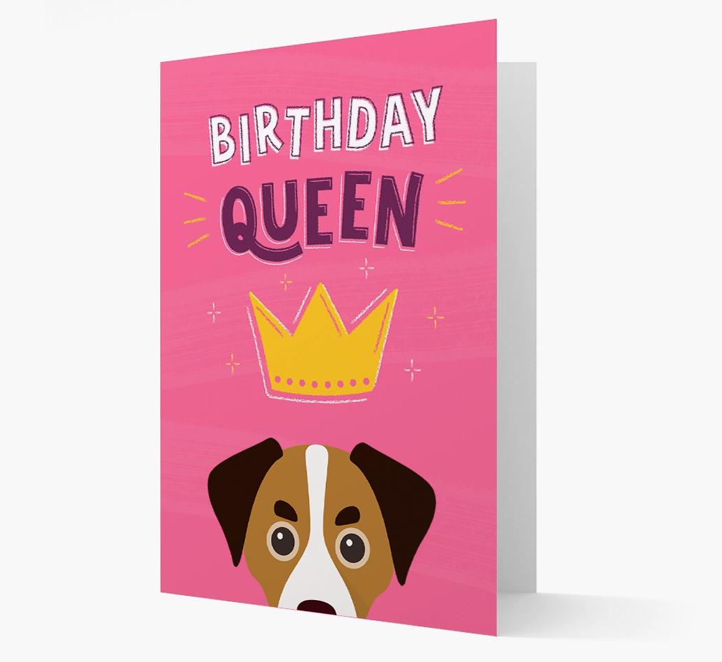 Birthday Queen: Personalized {breedFullName} Card