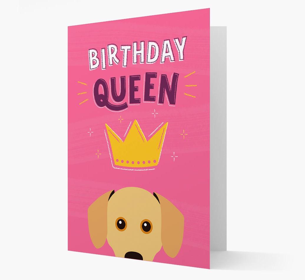 Birthday Queen: Personalized {breedFullName} Card