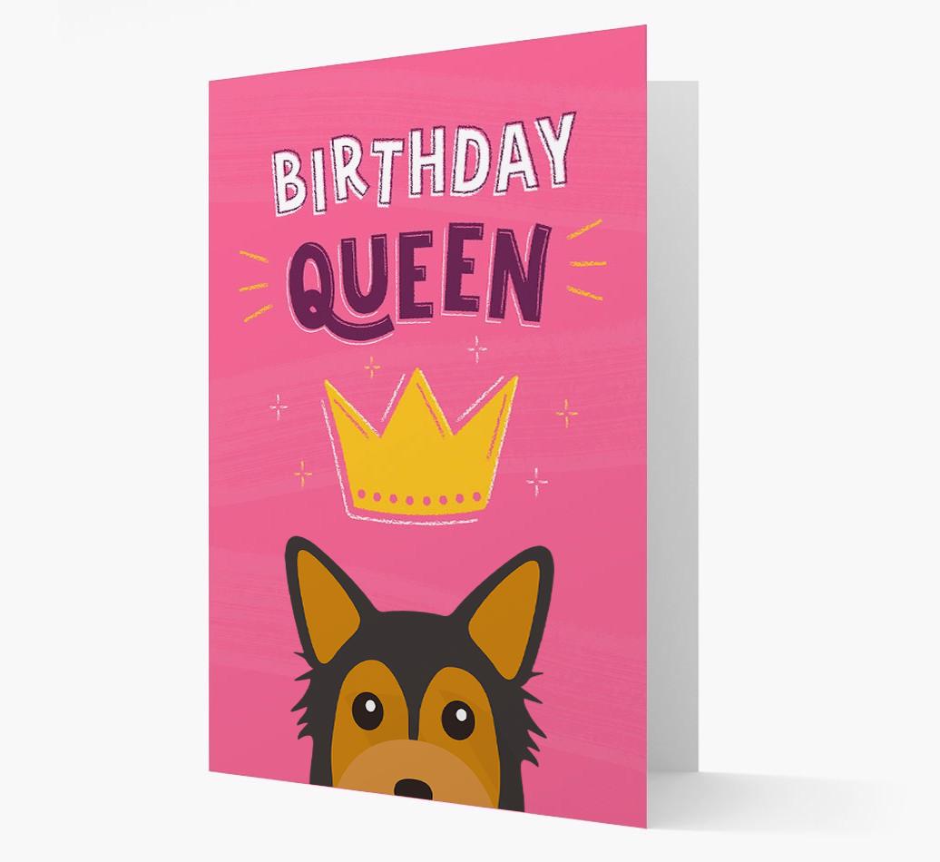 Birthday Queen: Personalized {breedFullName} Card
