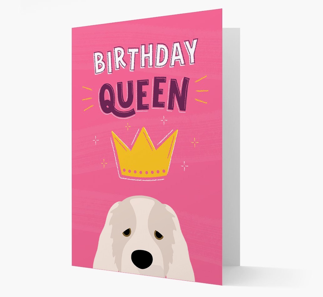 Birthday Queen: Personalized {breedFullName} Card