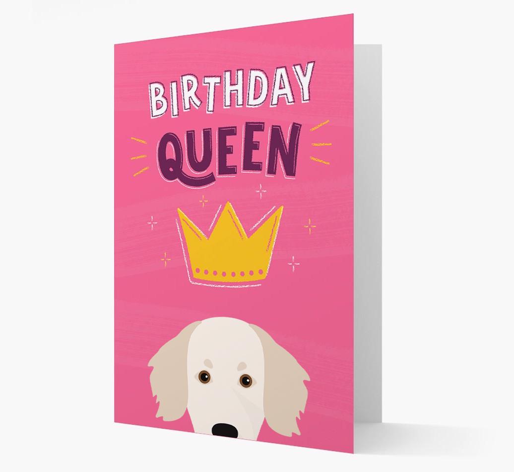 Birthday Queen: Personalized {breedFullName} Card