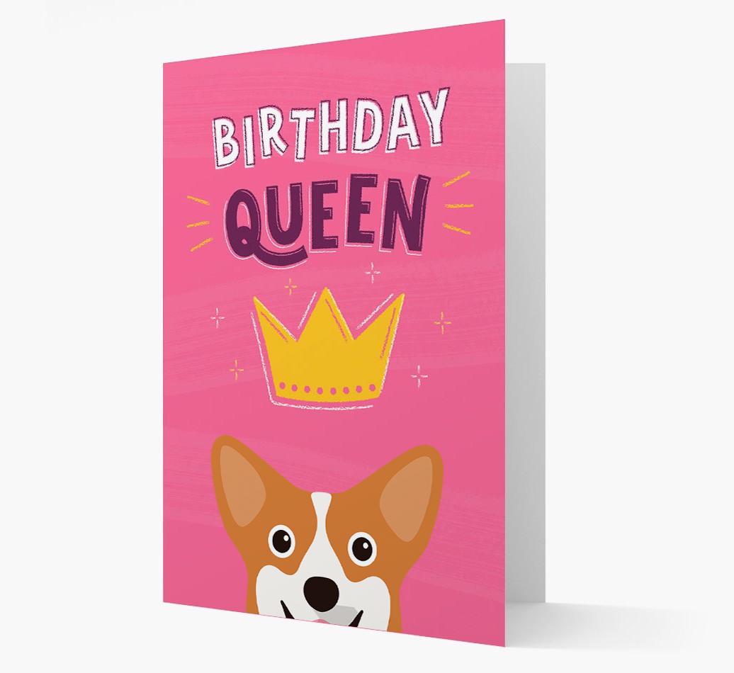 Birthday Queen: Personalized {breedFullName} Card