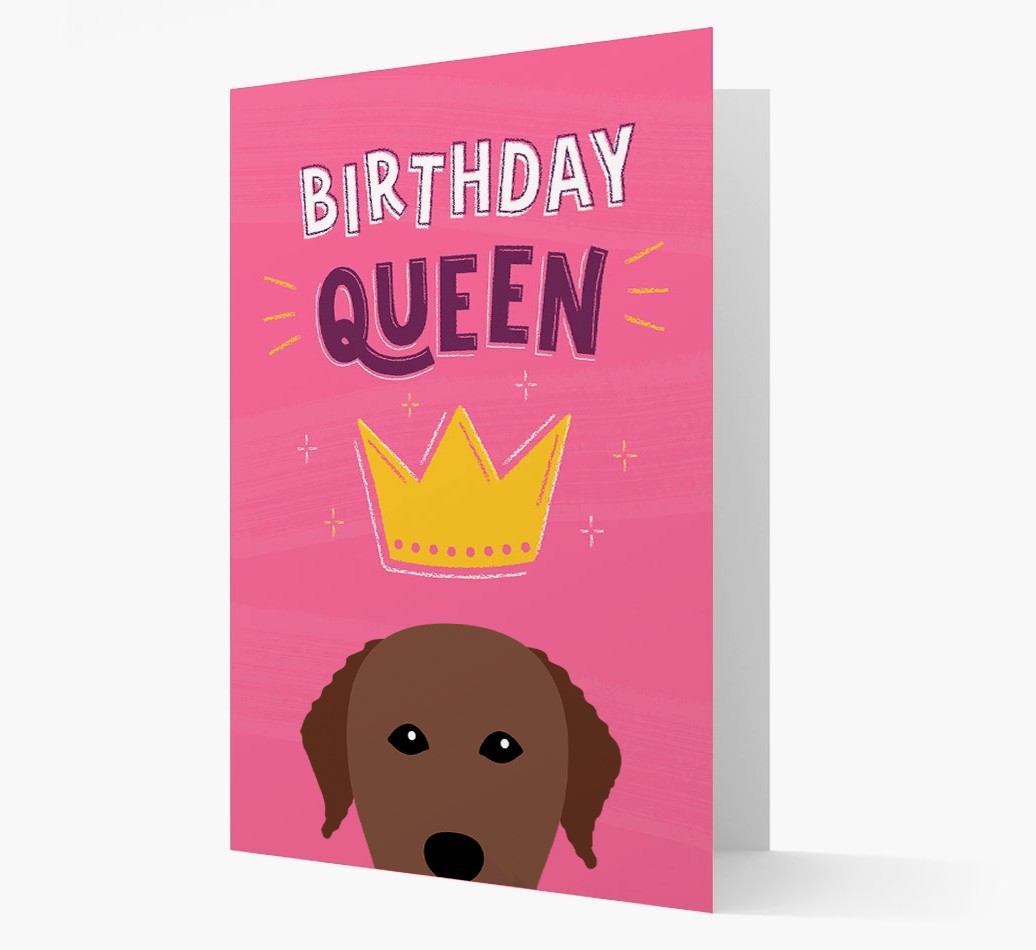 Birthday Queen: Personalized {breedFullName} Card