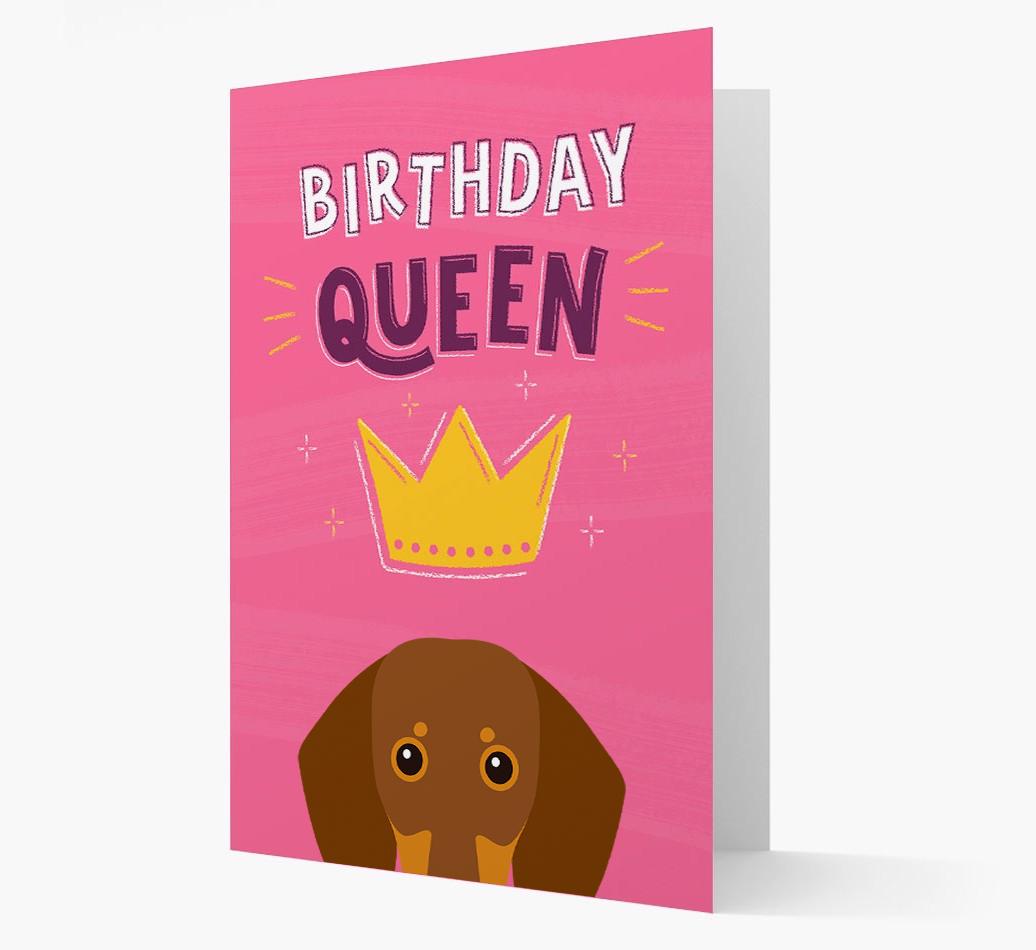 Birthday Queen: Personalized {breedFullName} Card