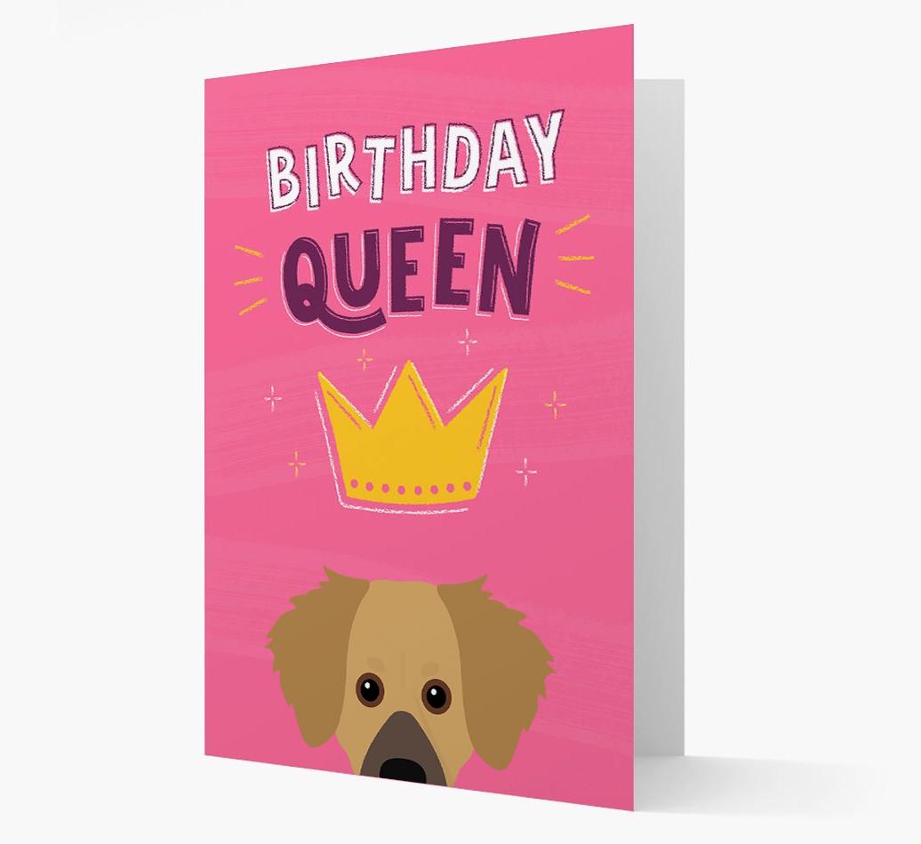 Birthday Queen: Personalized {breedFullName} Card
