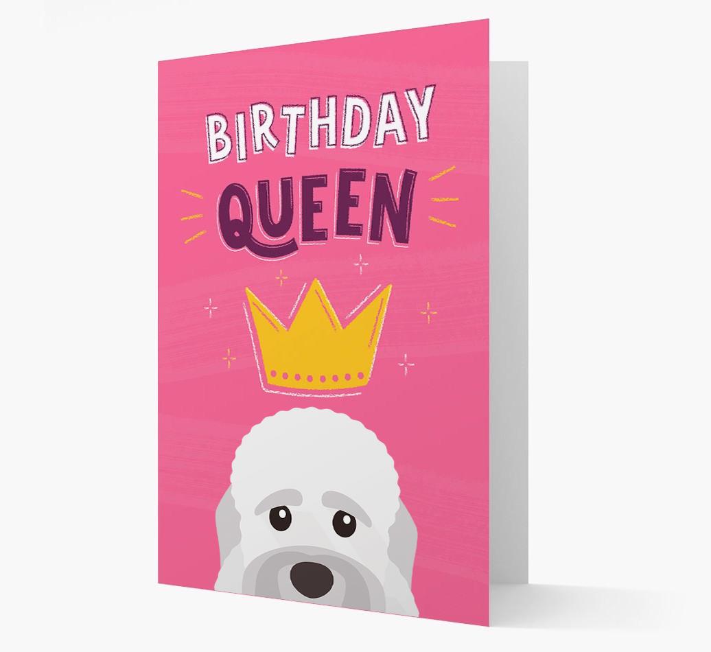 Birthday Queen: Personalized {breedFullName} Card