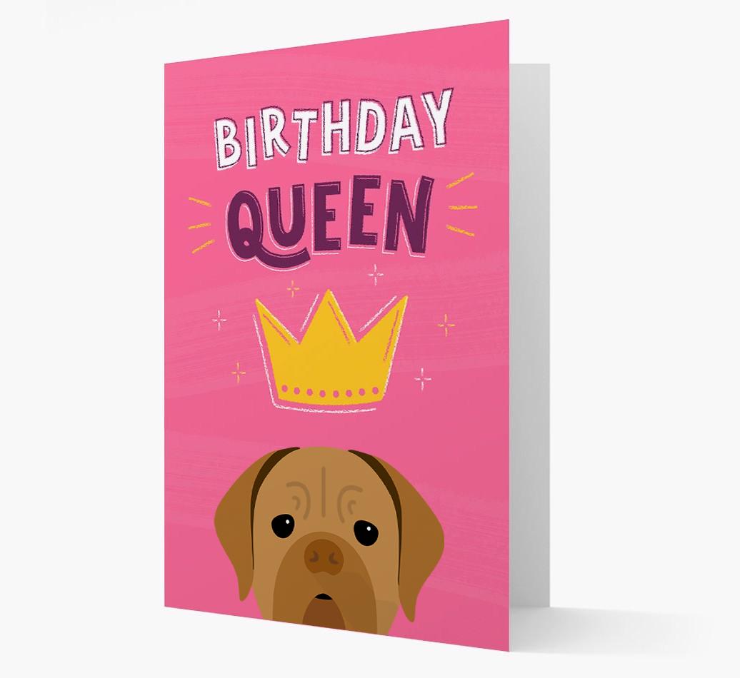 Birthday Queen: Personalized {breedFullName} Card