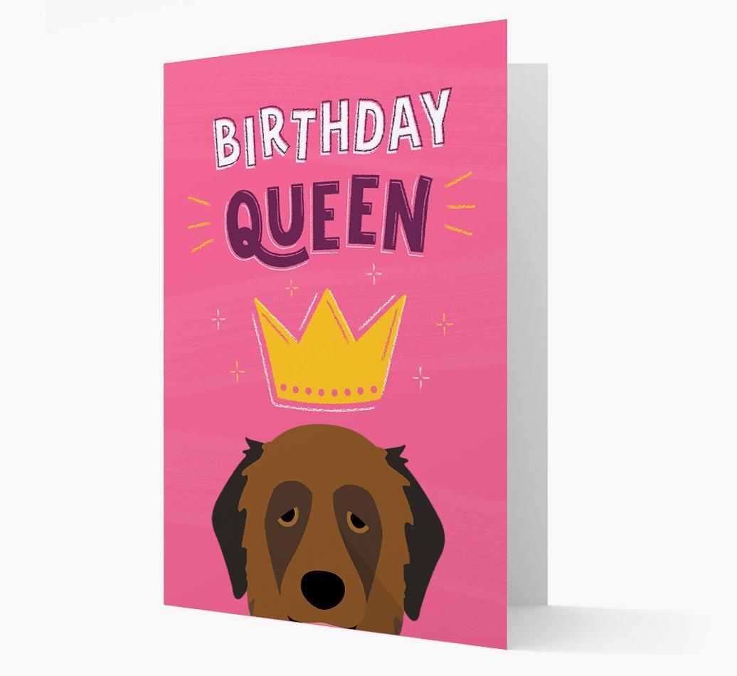 Birthday Queen: Personalized {breedFullName} Card