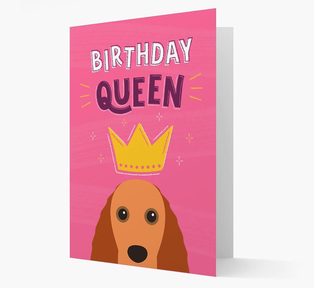 Birthday Queen: Personalized {breedFullName} Card