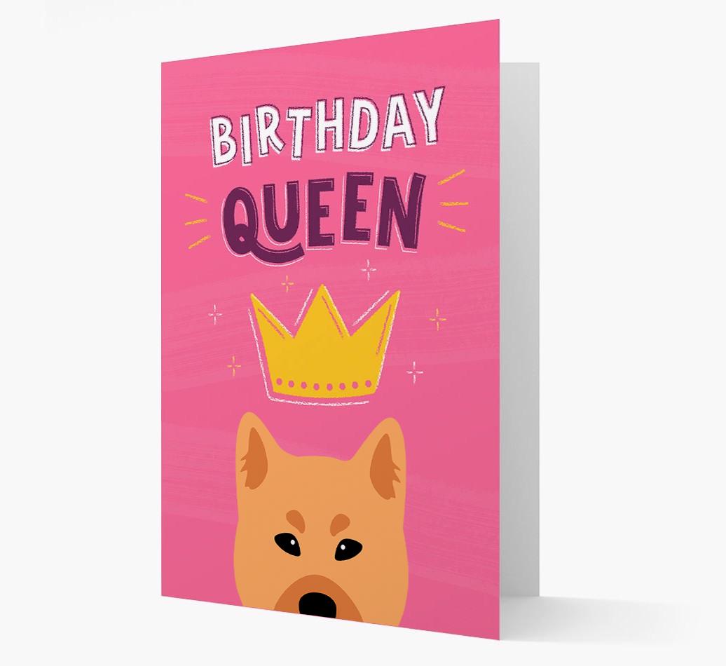 Birthday Queen: Personalized {breedFullName} Card
