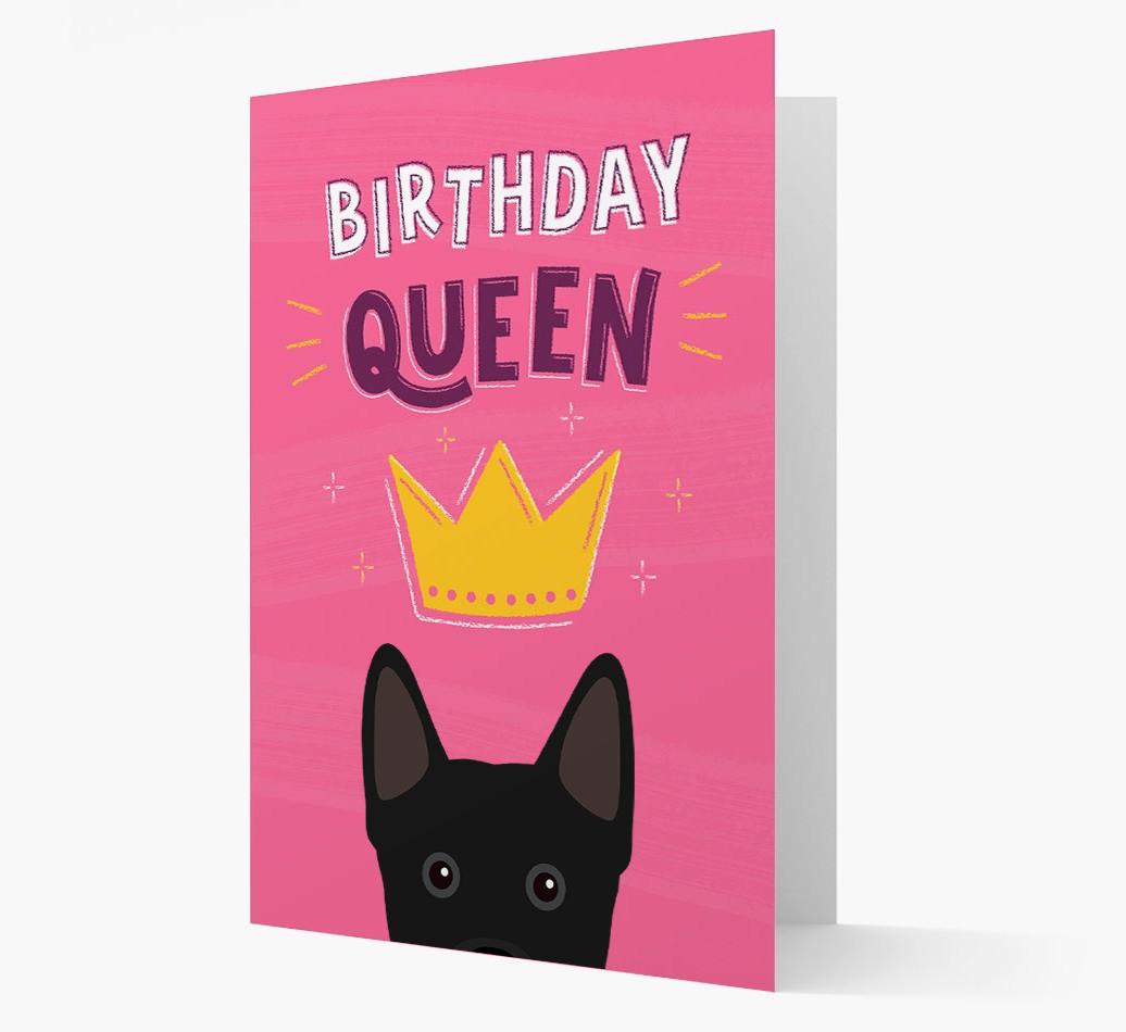 Birthday Queen: Personalized {breedFullName} Card