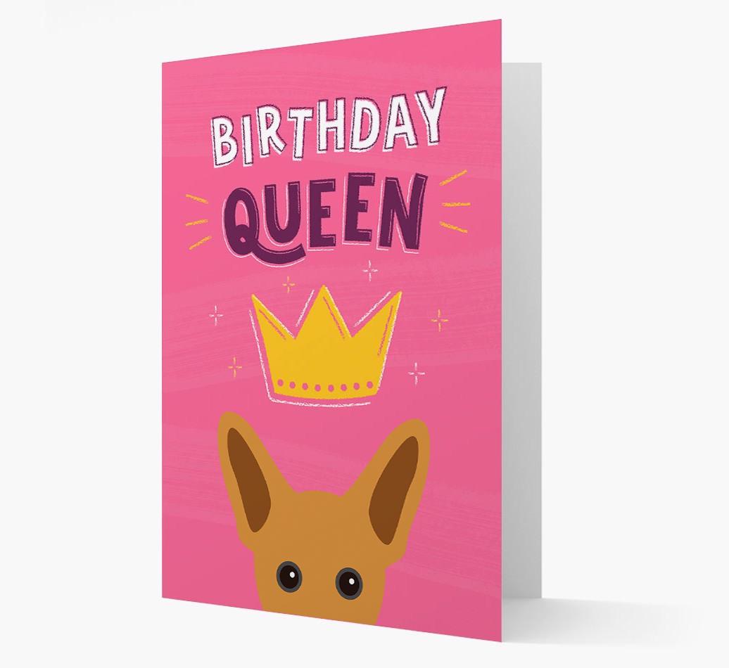 Birthday Queen: Personalized {breedFullName} Card