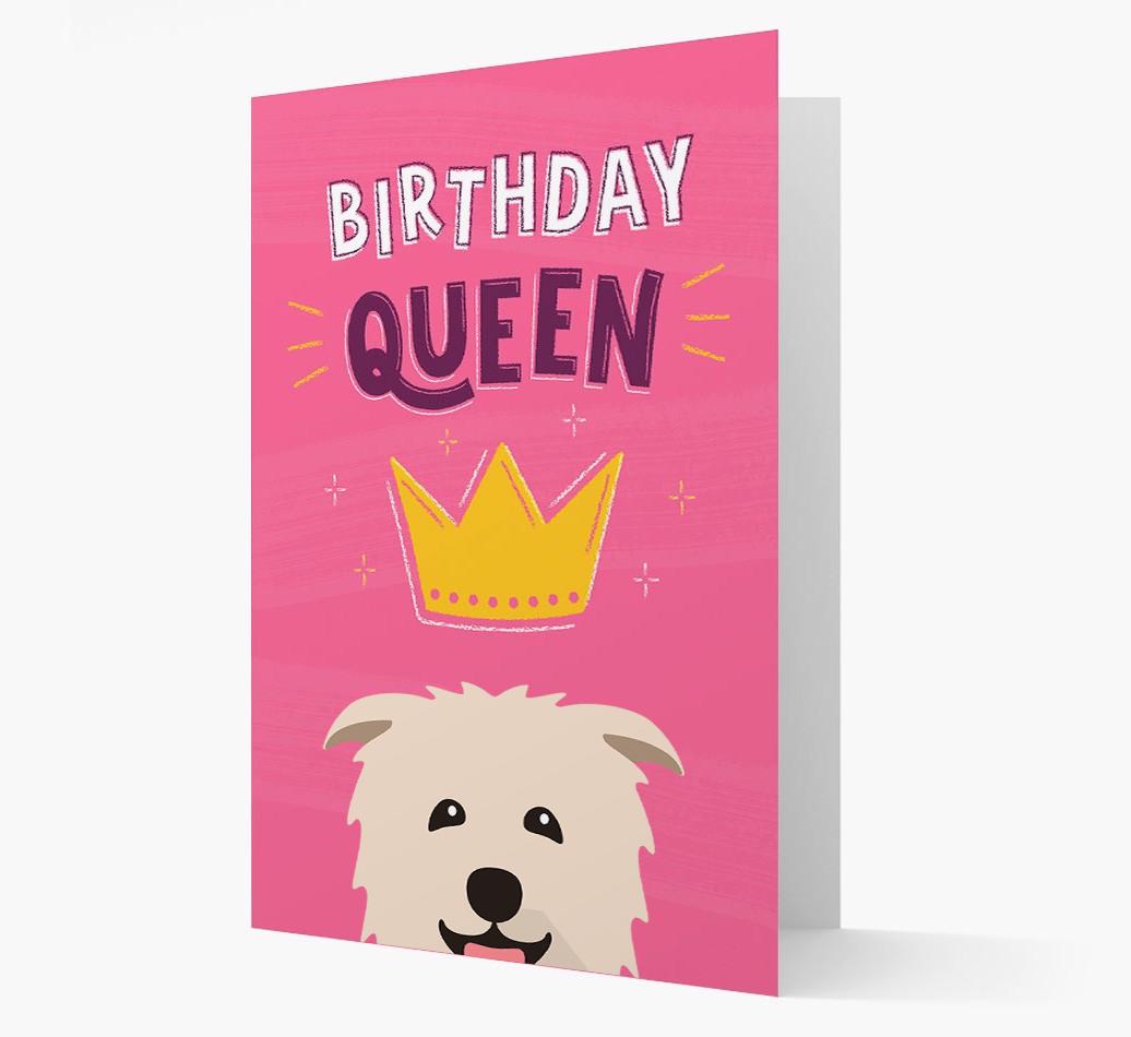 Birthday Queen: Personalized {breedFullName} Card