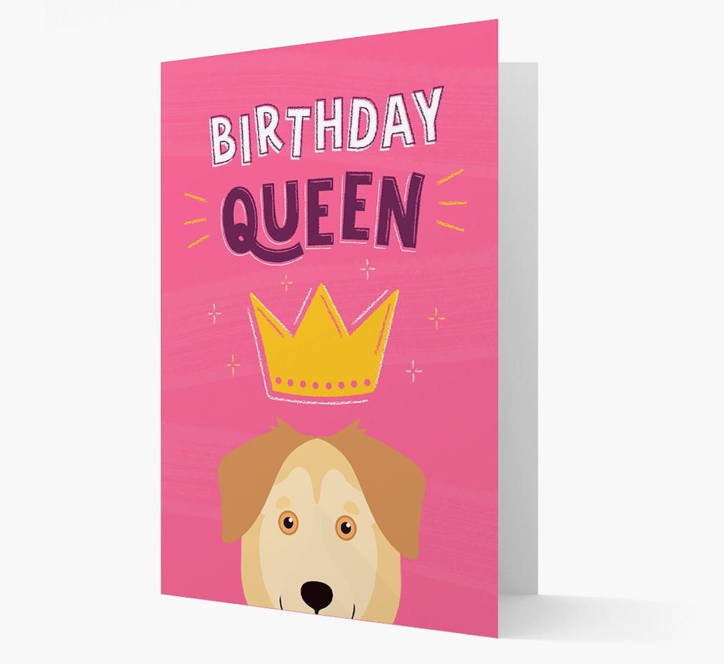 Birthday Queen: Personalized {breedFullName} Card