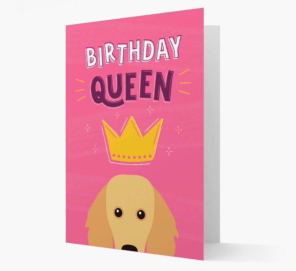 Birthday Queen: Personalized {breedFullName} Card