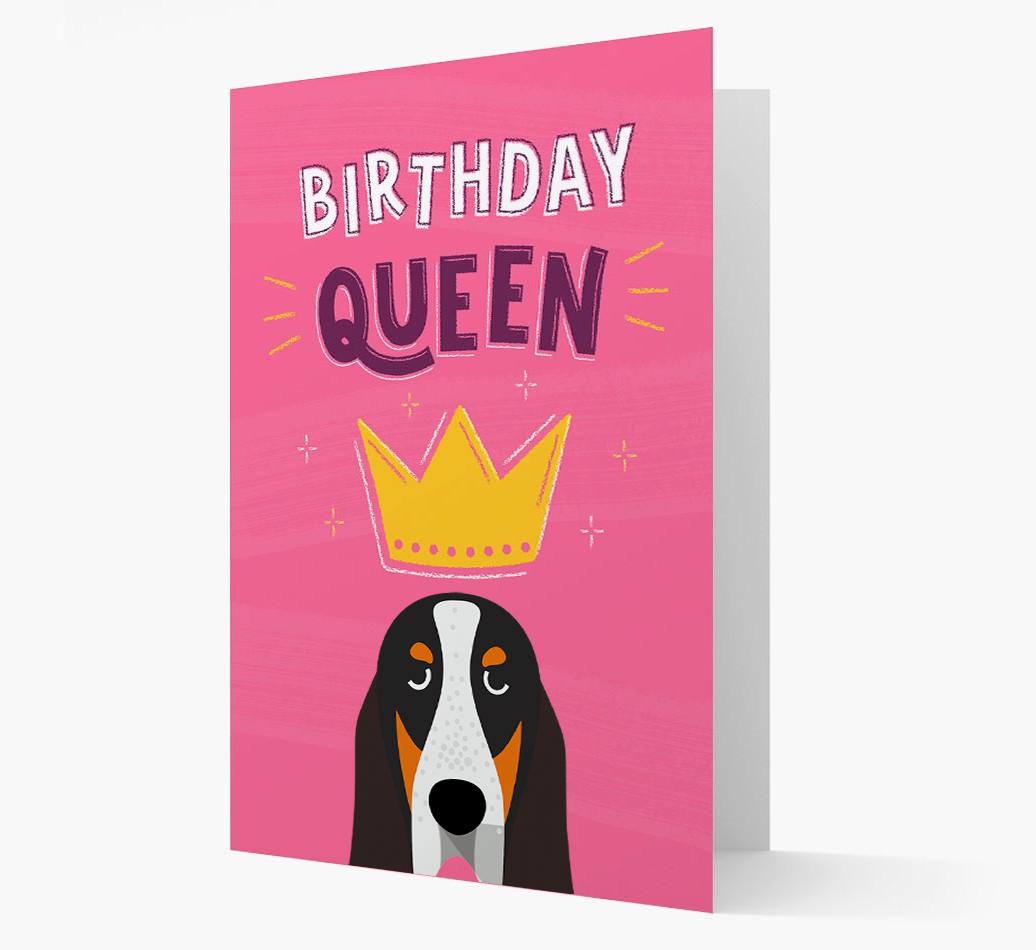 Birthday Queen: Personalized {breedFullName} Card