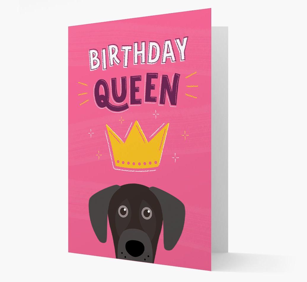 Birthday Queen: Personalized {breedFullName} Card