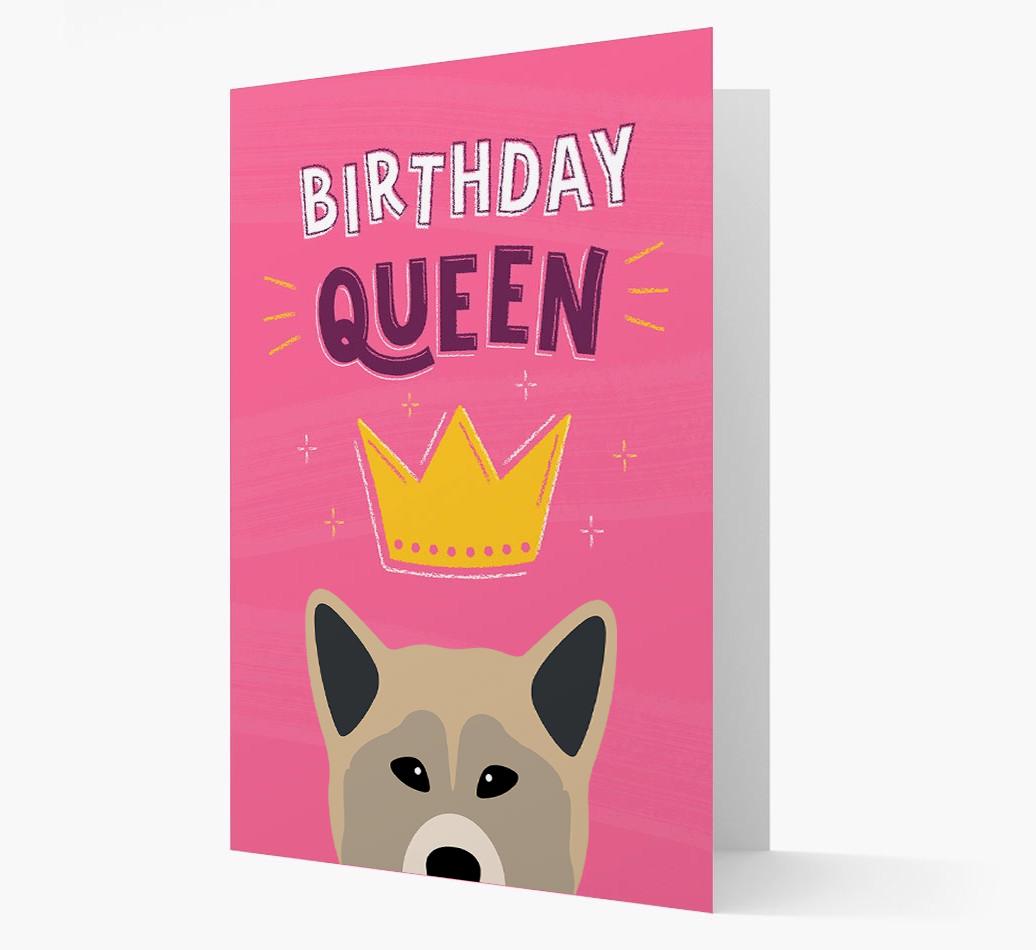 Birthday Queen: Personalized {breedFullName} Card