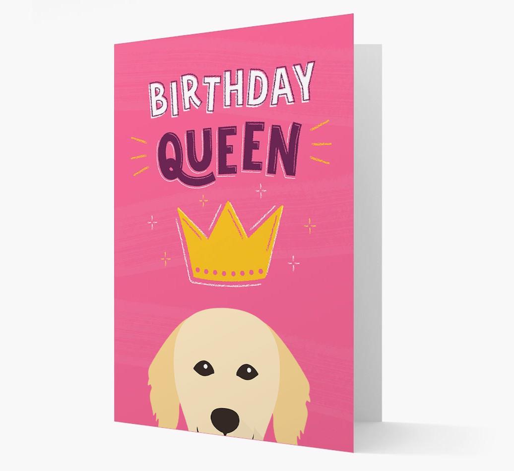 Birthday Queen: Personalized {breedFullName} Card