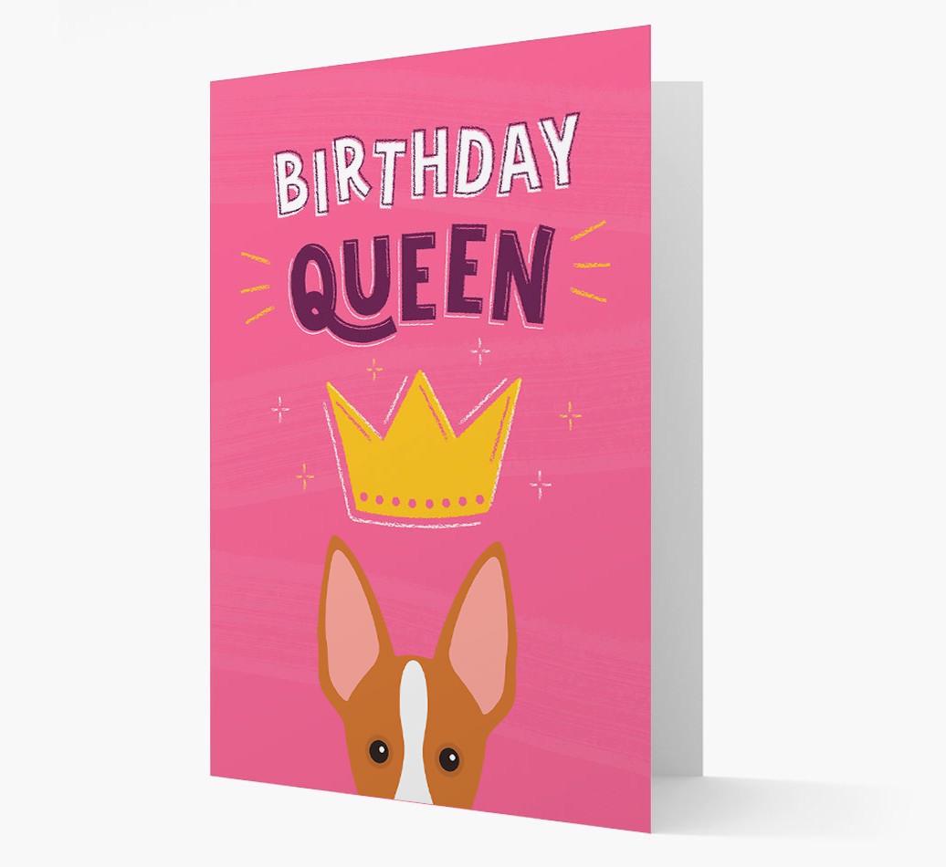 Birthday Queen: Personalized {breedFullName} Card