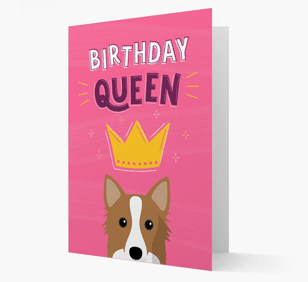 Birthday Queen: Personalized {breedFullName} Card