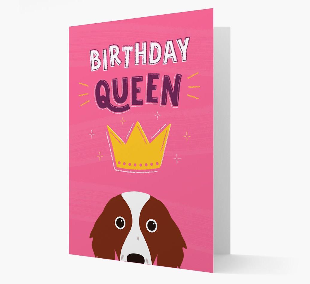 Birthday Queen: Personalized {breedFullName} Card