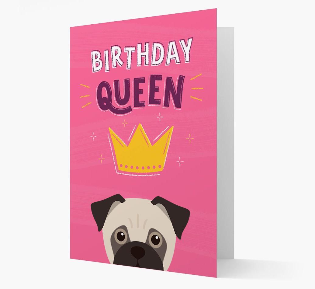Birthday Queen: Personalized {breedFullName} Card