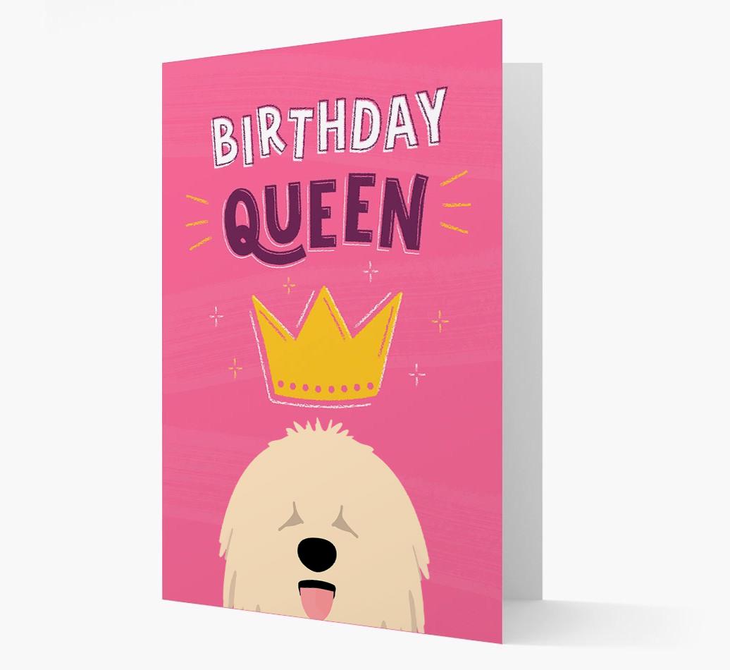 Birthday Queen: Personalized {breedFullName} Card