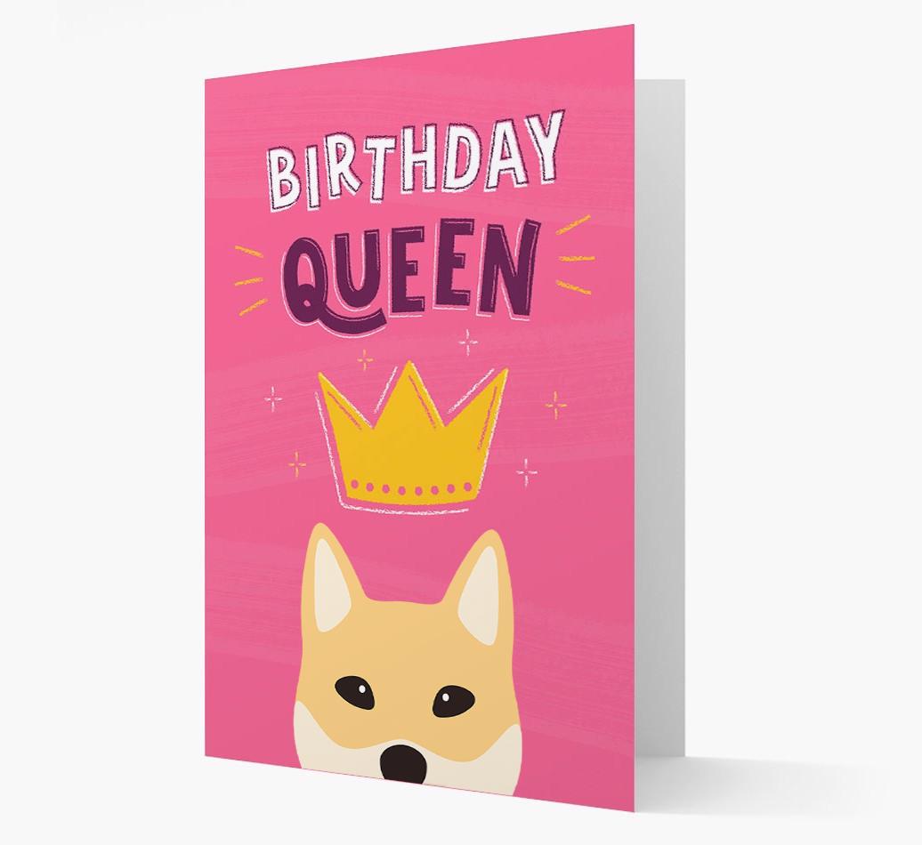 Birthday Queen: Personalized {breedFullName} Card