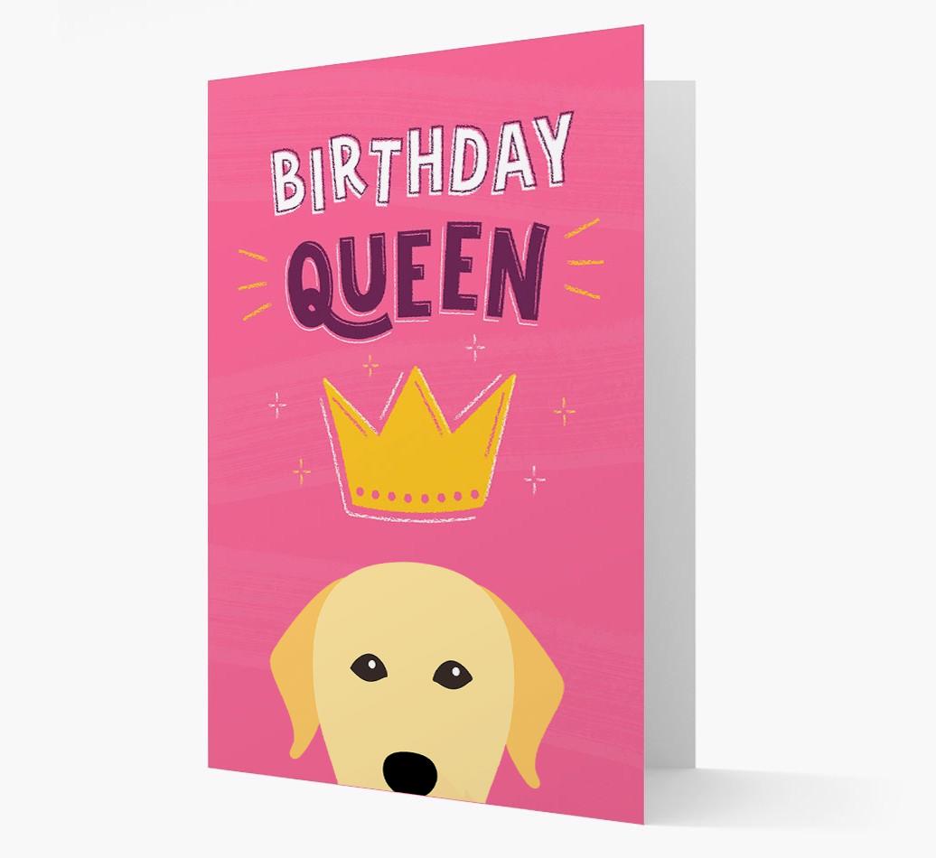 Birthday Queen: Personalized {breedFullName} Card
