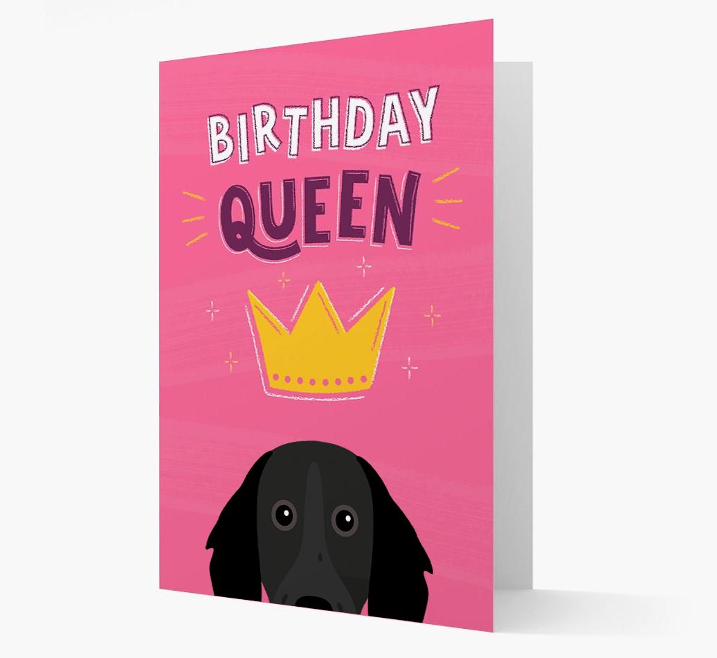 Birthday Queen: Personalized {breedFullName} Card