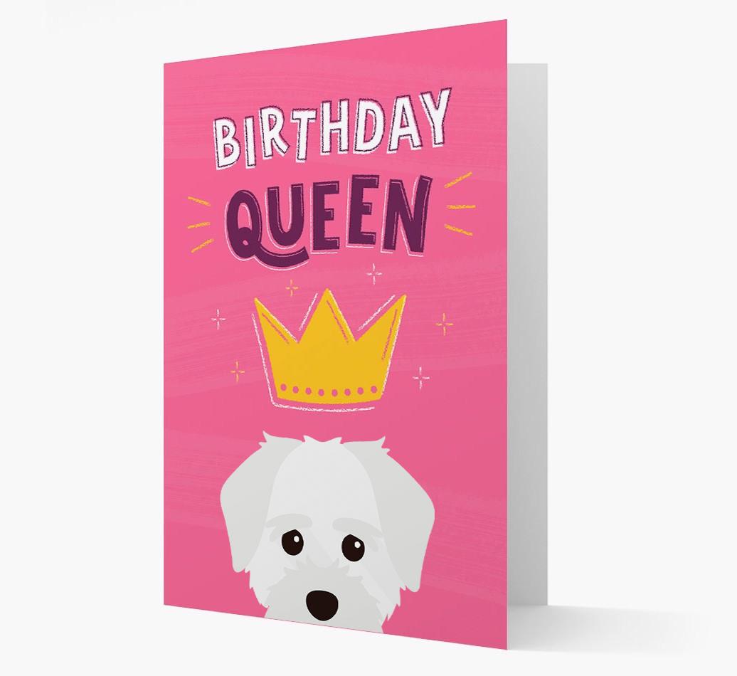 Birthday Queen: Personalized {breedFullName} Card