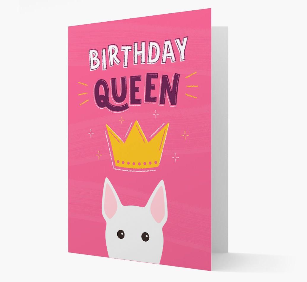 Birthday Queen: Personalized {breedFullName} Card