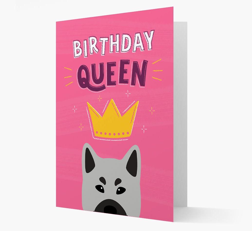 Birthday Queen: Personalized {breedFullName} Card