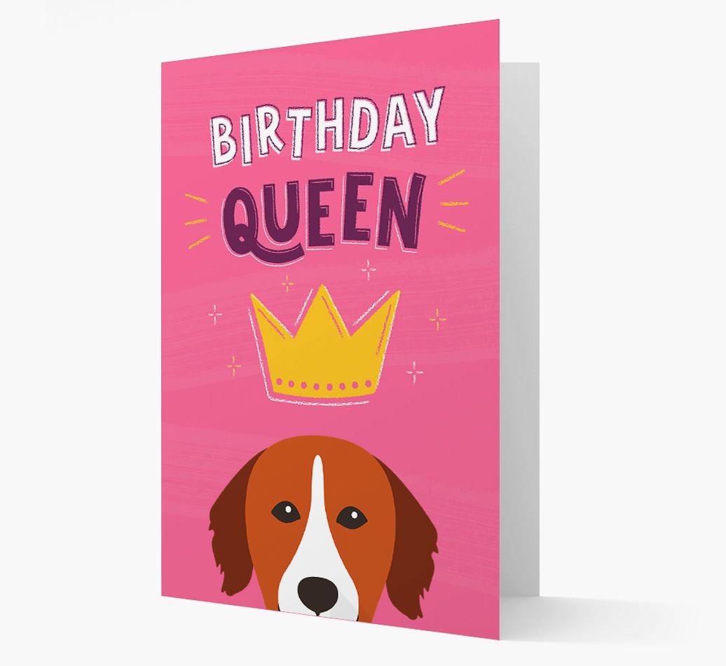 Birthday Queen: Personalized {breedFullName} Card