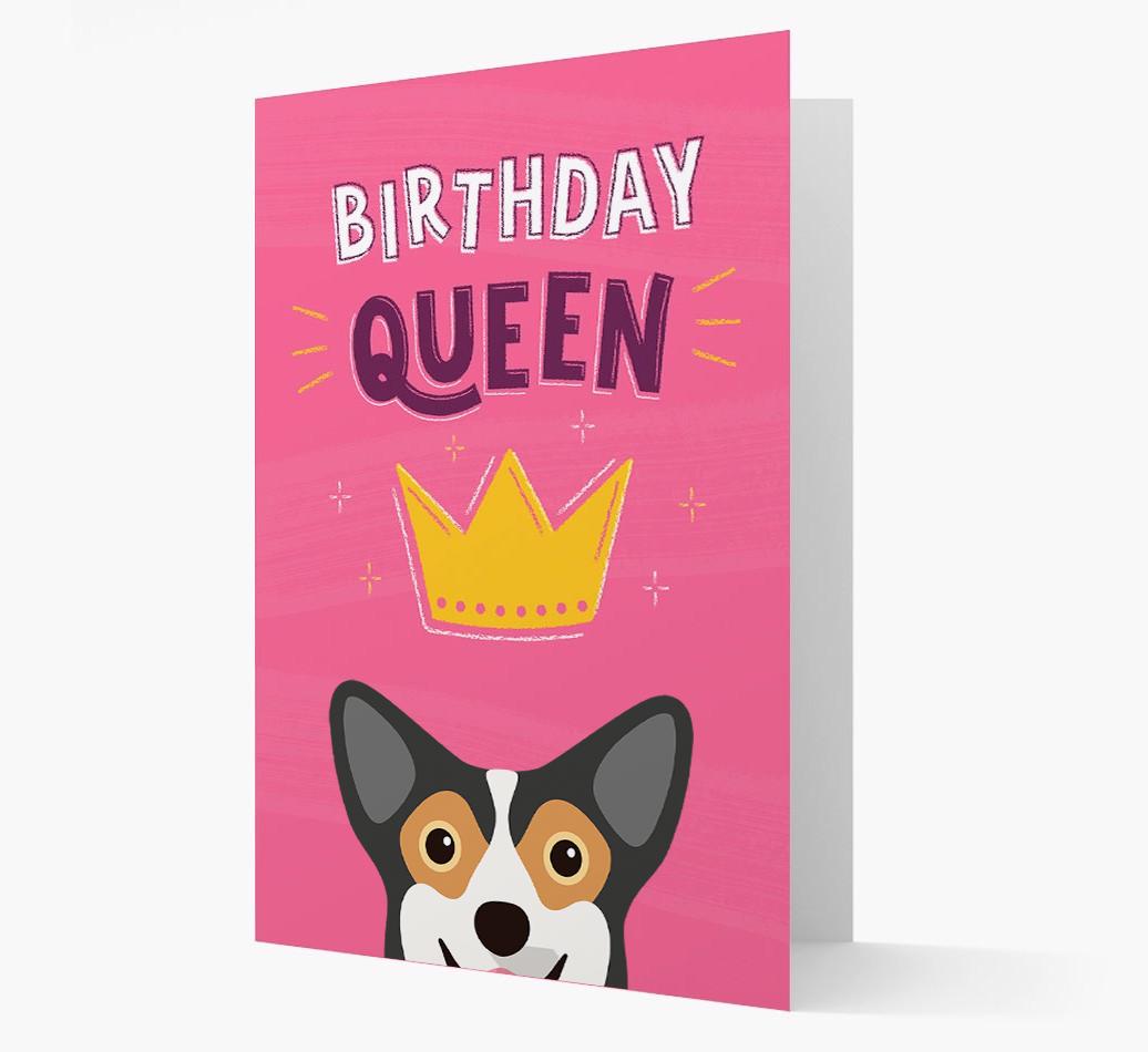 Birthday Queen: Personalized {breedFullName} Card