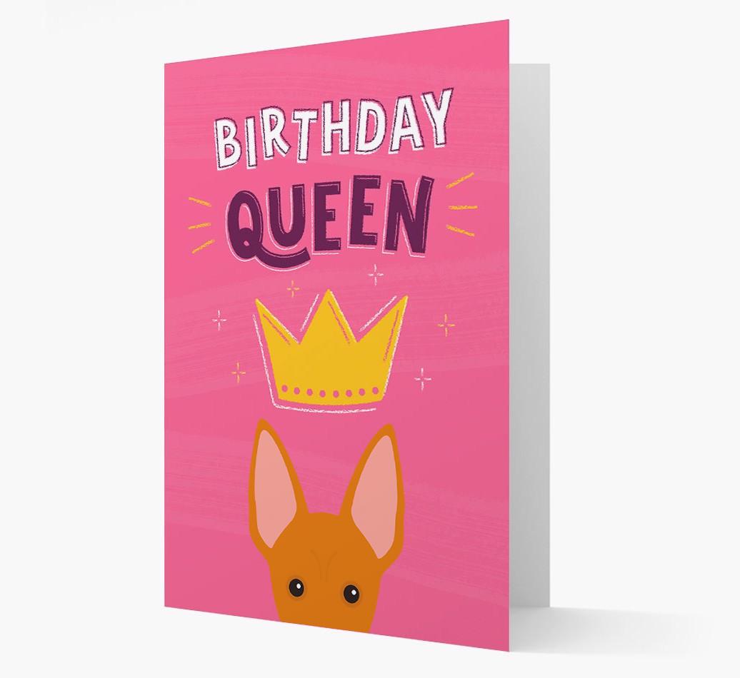 Birthday Queen: Personalised {breedFullName} Card