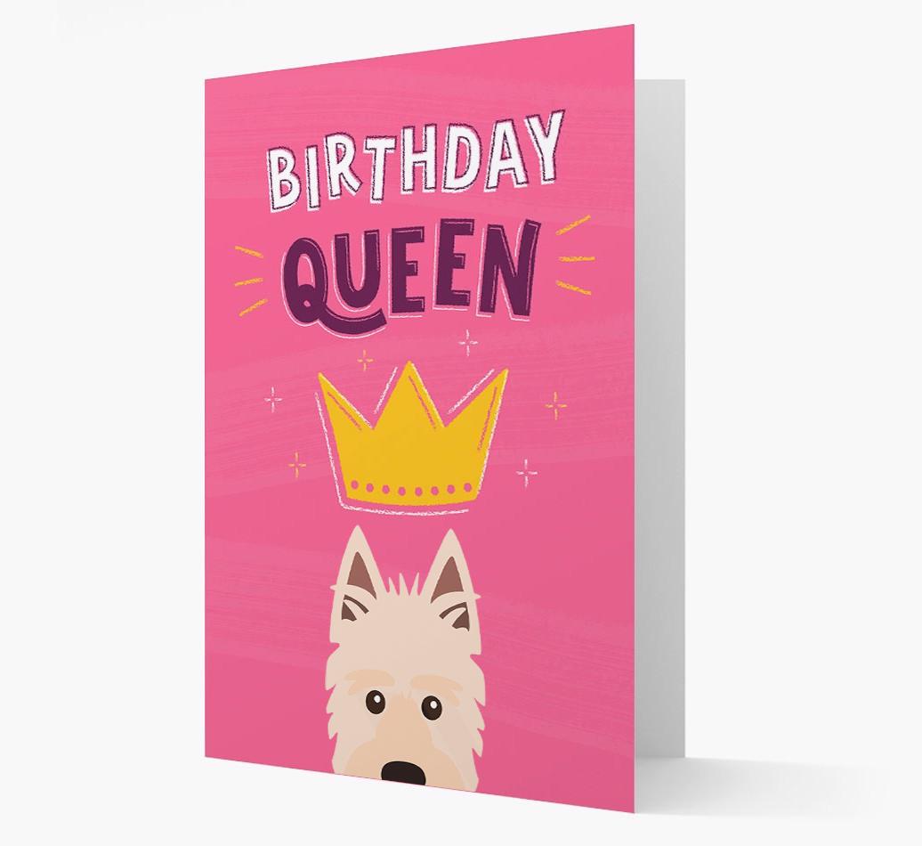 Birthday Queen: Personalized {breedFullName} Card