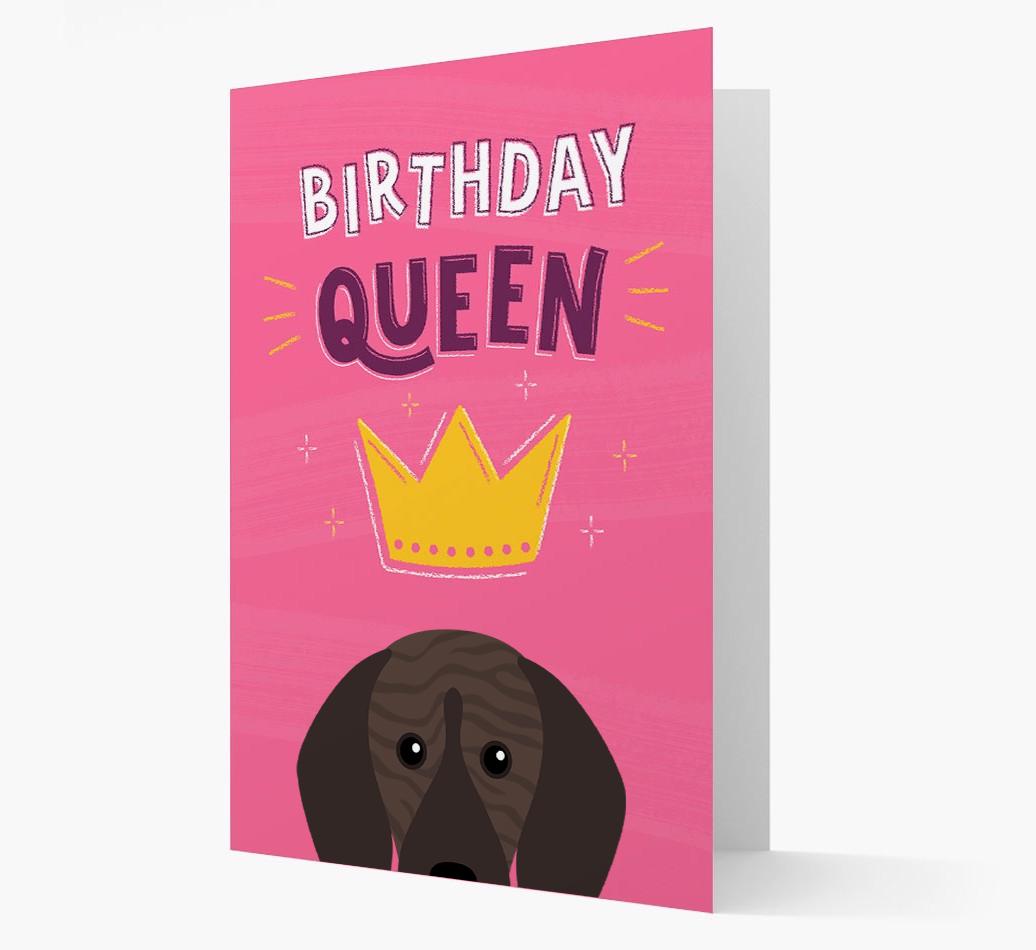 Birthday Queen: Personalized {breedFullName} Card