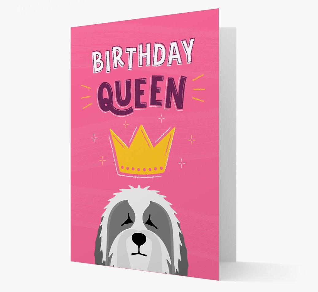 Birthday Queen: Personalized {breedFullName} Card