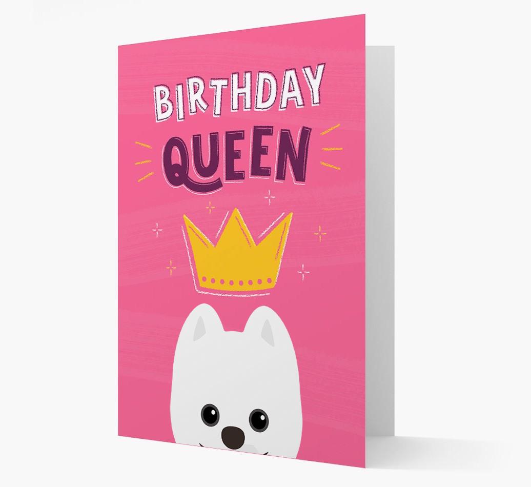 Birthday Queen: Personalized {breedFullName} Card